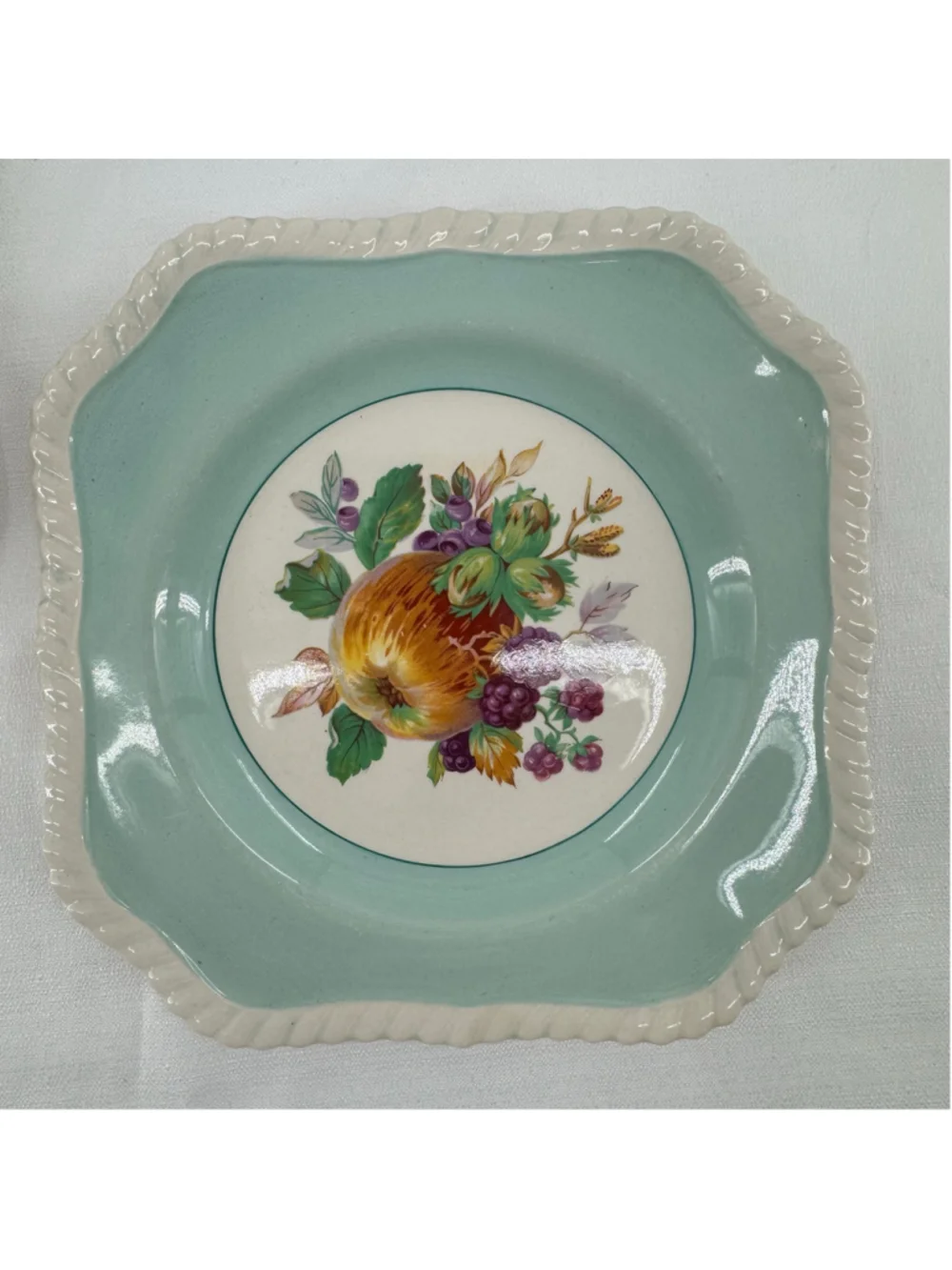 Set of 4 Vintage Johnson Bros California Plates Fruit 7.5 inch Made in England